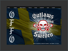 Tablet Screenshot of outlawsmcsweden.com